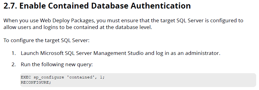 Contained Database Authentication
