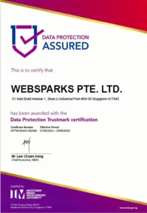 Websparks DPTM certification
