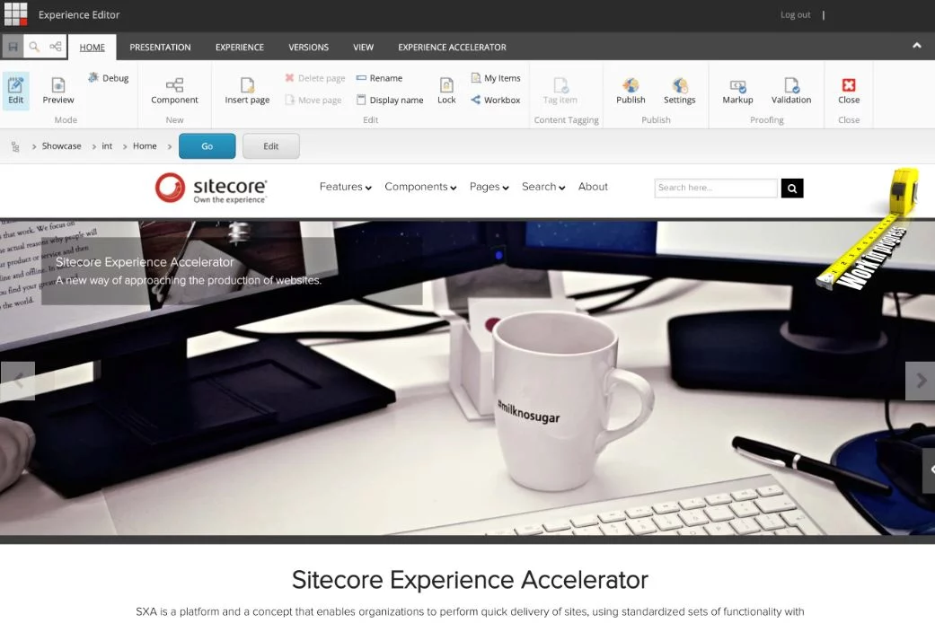 Sitecore Experience Editor - Sitecore Experience Editor