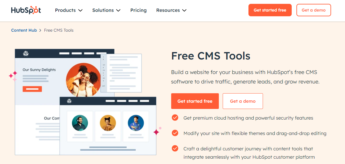 HubSpot screenshot