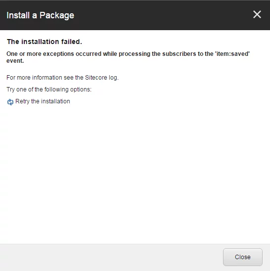 install a package screenshot