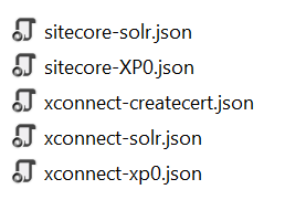 json file names