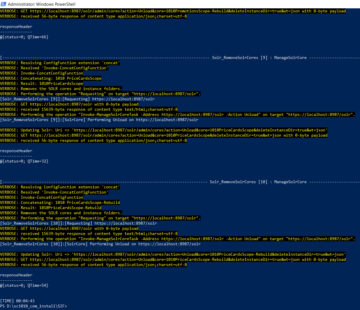 sc1010_com_install commands