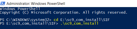 Windows PowerShell launch