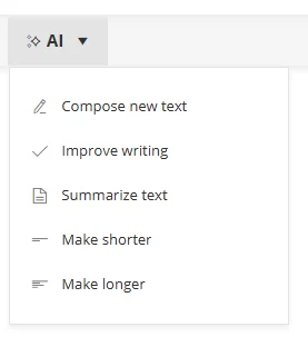 AI optimisation
