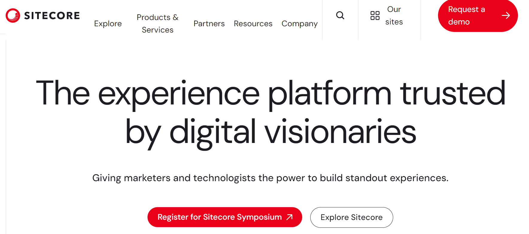 sitecore screenshot